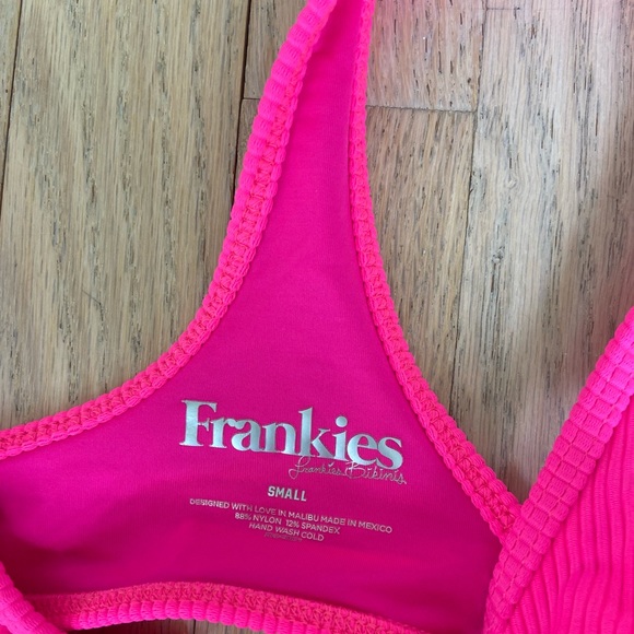 Frankie’s bright pink bikini top - Picture 2 of 2
